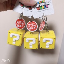 NEW新品 I  日本環球影城限定 瑪利歐樂園限定 問號方塊鑰匙圈(有聲音) (現貨)